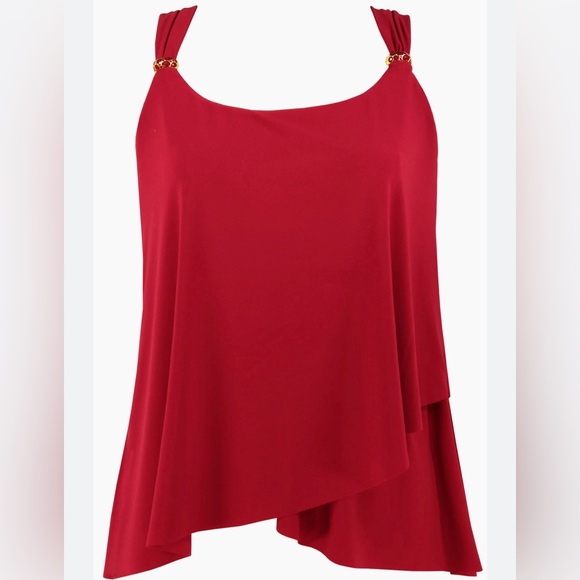 Miraclesuit Razzle Dazzle Tankini Top Size 10 - Picture 3 of 9